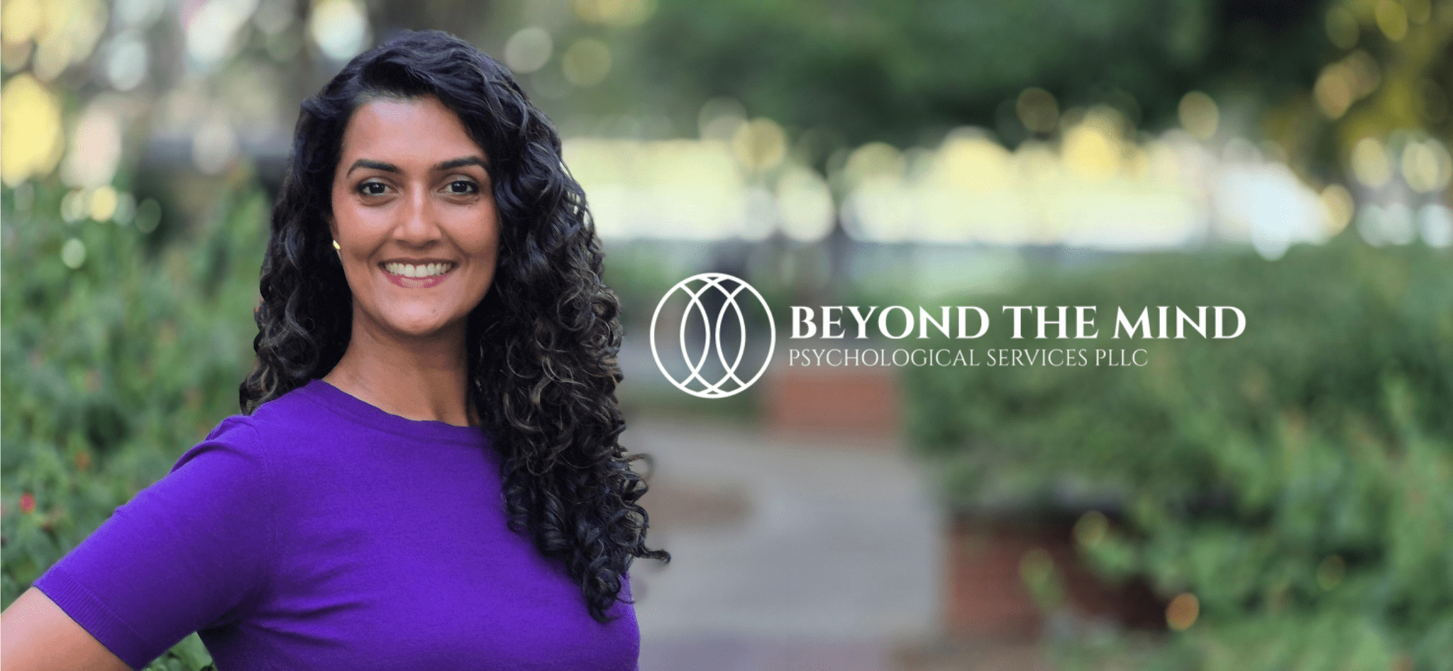 Dr. Shruti Surya, licensed psychologist and founder of Beyond the Mind Psychological Services